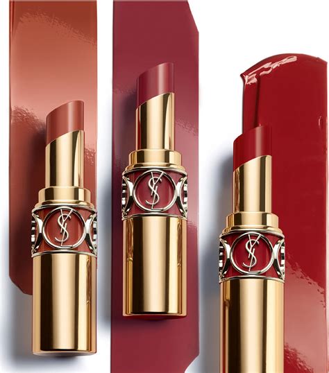 yves saint laurent ysl rouge volupté shine 9|YSL rouge volupté shine lipstick.